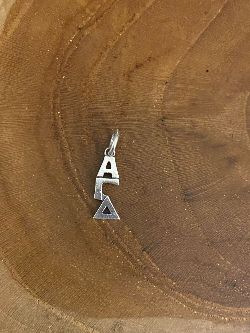 RETIRED James Avery Alpha Gamma Delta Sorority Charm, Sterling Silver